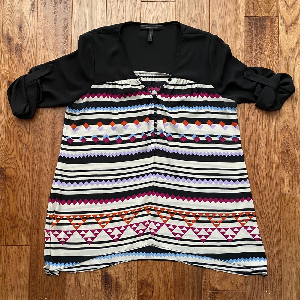 BCBG MaxAzria Print Blouse